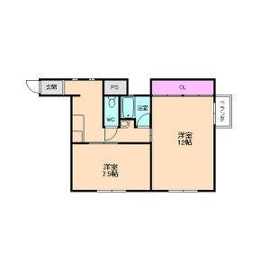 2K 間取り図