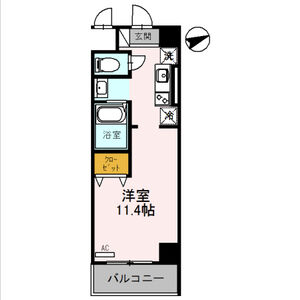 ワンルーム 間取り図
