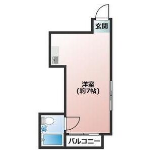 ワンルーム 間取り図