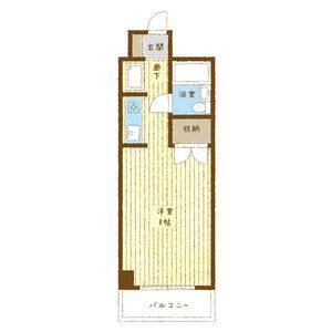 ワンルーム 間取り図
