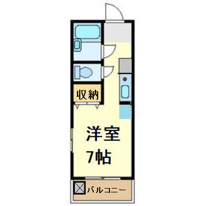 ワンルーム 間取り図