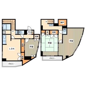 3LDK 間取り図