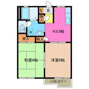 2K 間取り図