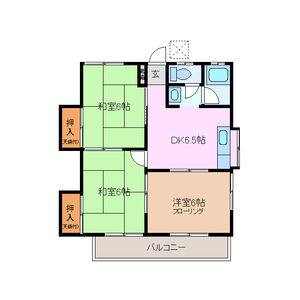 3DK 間取り図