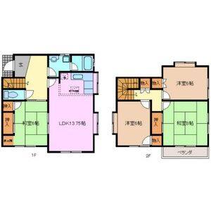 4LDK 間取り図