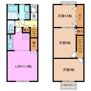 3LDK 間取り図