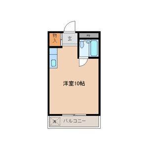 ワンルーム 間取り図