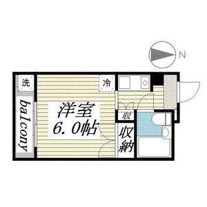 ワンルーム 間取り図