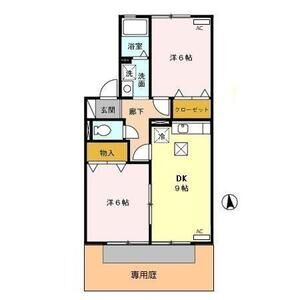 2DK 間取り図