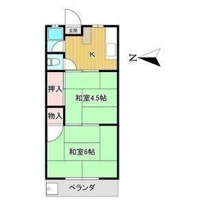 2K 間取り図
