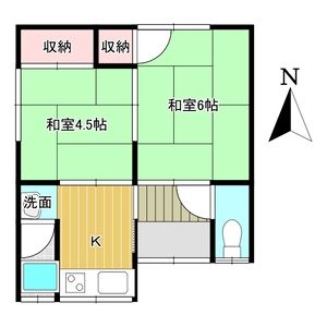 2K 間取り図
