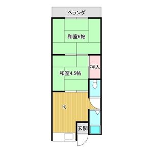2K 間取り図