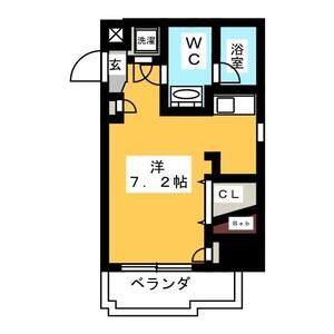 ワンルーム 間取り図