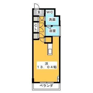 ワンルーム 間取り図