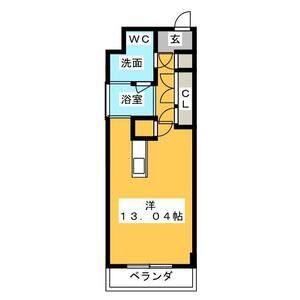 ワンルーム 間取り図