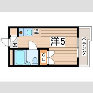 ワンルーム 間取り図