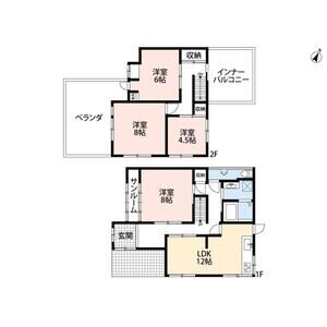 4LDK 間取り図