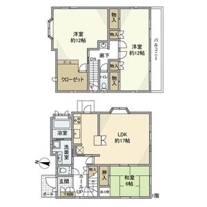 3LDK 間取り図