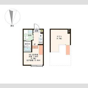 ワンルーム 間取り図