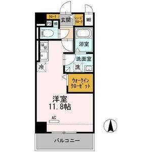 ワンルーム 間取り図