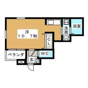 ワンルーム 間取り図