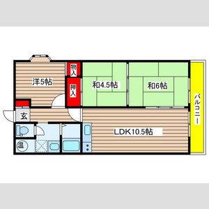3LDK 間取り図