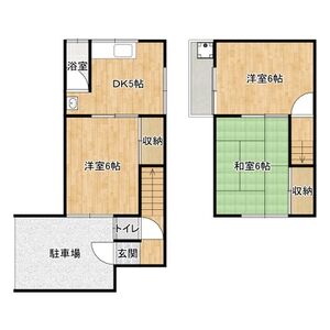 3DK 間取り図