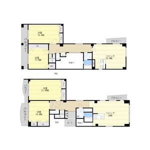 4LDK 間取り図