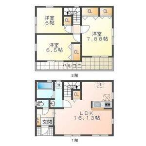 3LDK 間取り図