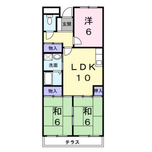 3LDK 間取り図