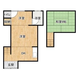 3DK 間取り図