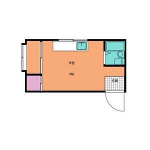 ワンルーム 間取り図