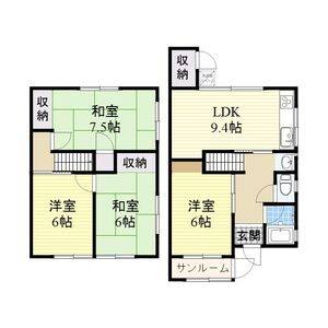 4LDK 間取り図
