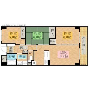3LDK 間取り図