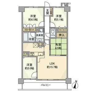 4LDK 間取り図
