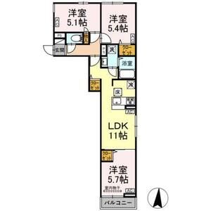 3LDK 間取り図