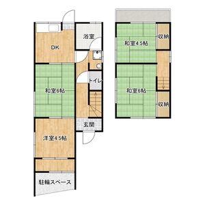 4DK 間取り図