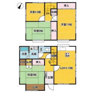 4LDK 間取り図