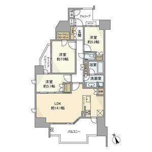 3LDK 間取り図