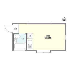 ワンルーム 間取り図