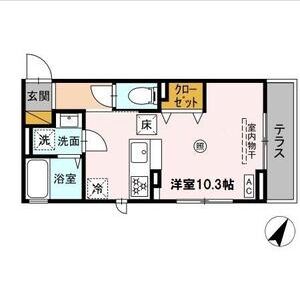 ワンルーム 間取り図