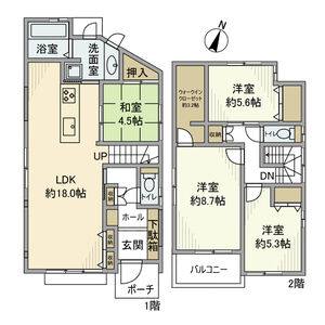 4LDK 間取り図