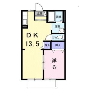 2DK 間取り図