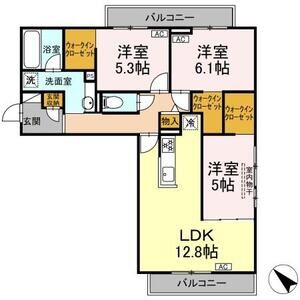 3LDK 間取り図