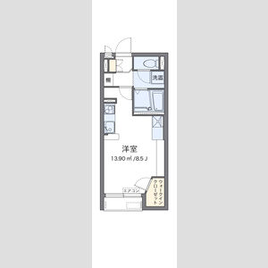 ワンルーム 間取り図