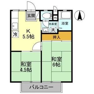 2K 間取り図