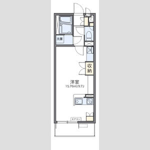 ワンルーム 間取り図