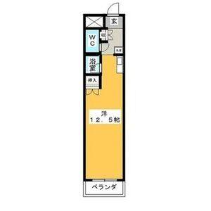 ワンルーム 間取り図