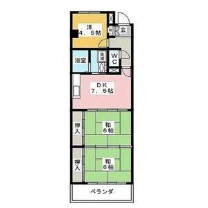 3DK 間取り図