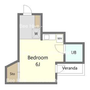ワンルーム 間取り図